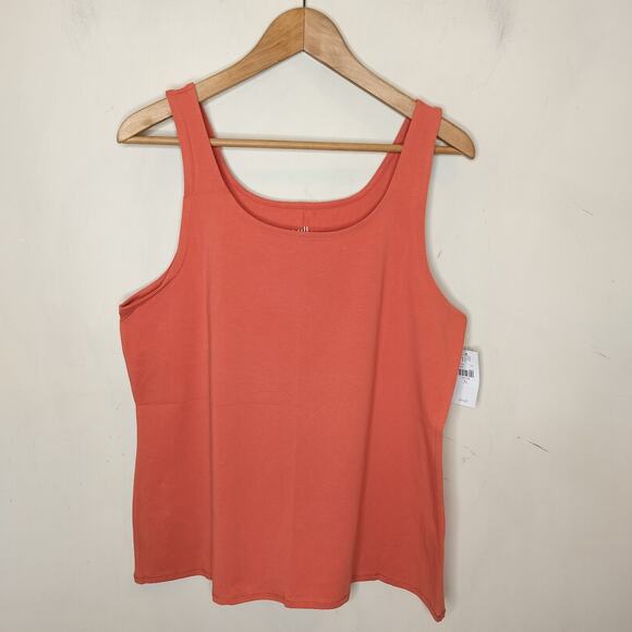 J Jill Perfect Tank Top Adobe NEw - Picture 1 of 8